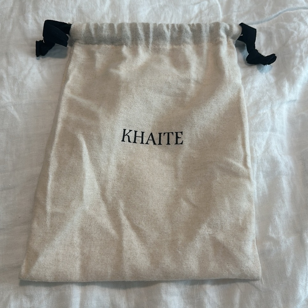 NWT Khaite Eloise Minaudière In Slate Suede - Picture 8 of 9